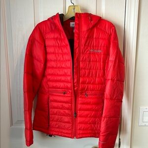 Columbia Red/Orange Puffer Jacket